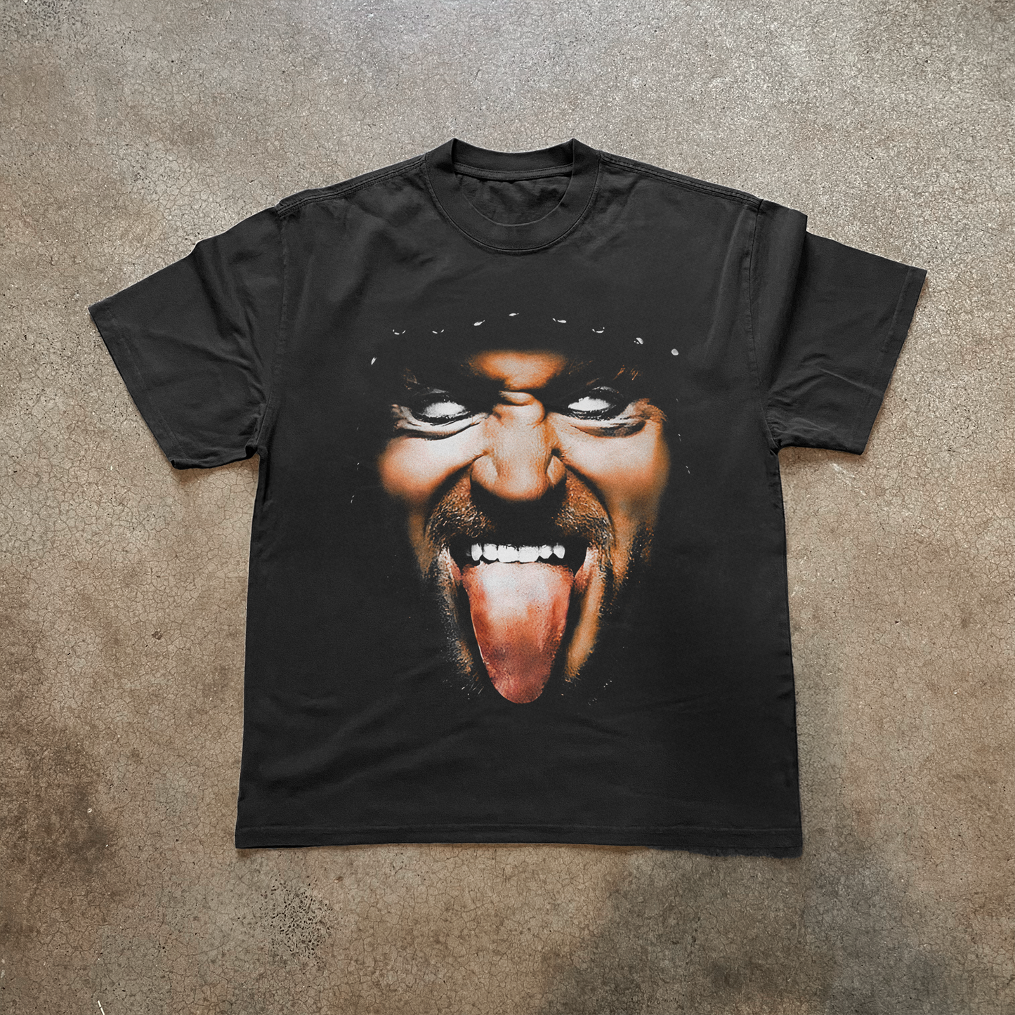 TAKER 'HOOD' HEAVY FADED BLACK TEE