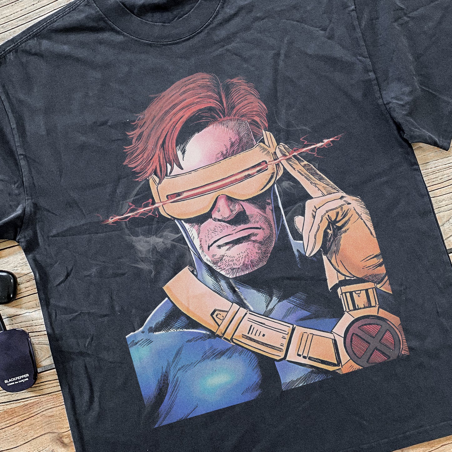 Cyclops Optic Blast Heavyweight Black T-Shirt