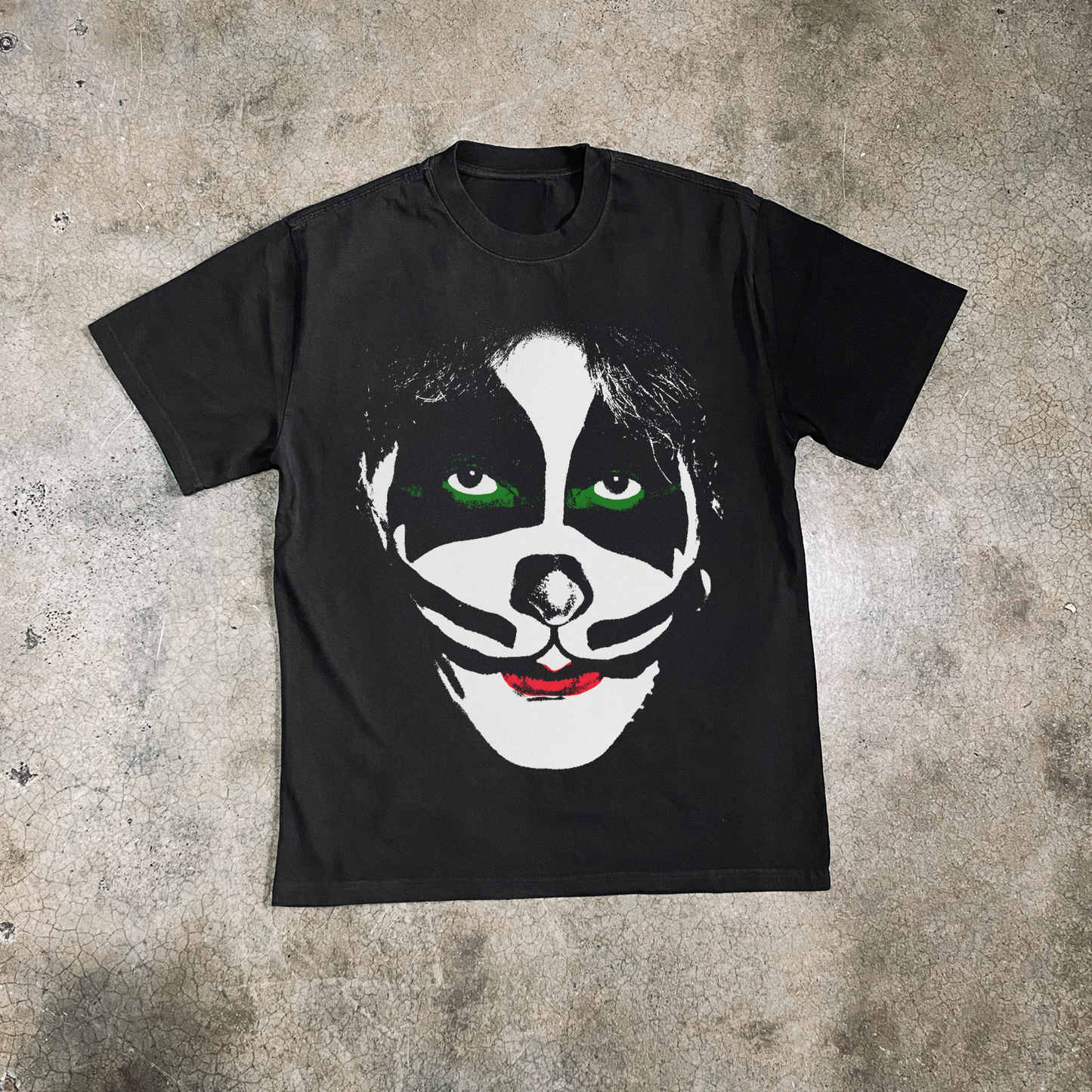CATMAN 'PETER CRISS' HEAVYWEIGHT BLACK TEE