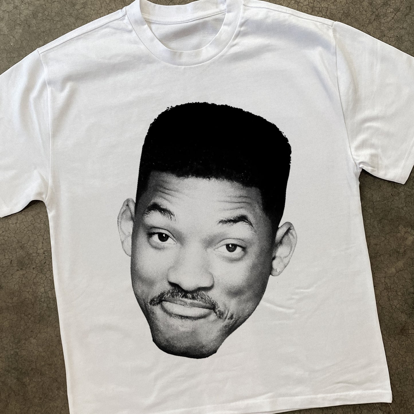 FRESH PRINCE 'WILL' HEAVY WHITE TEE SHIRT
