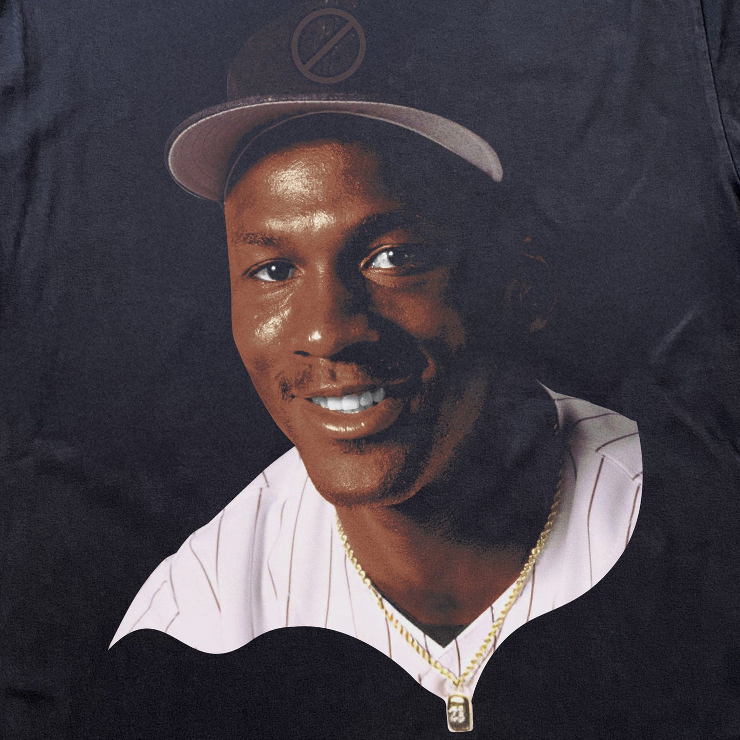 MJ 'W-SOX' HEAVYWEIGHT BLACK TSHIRT