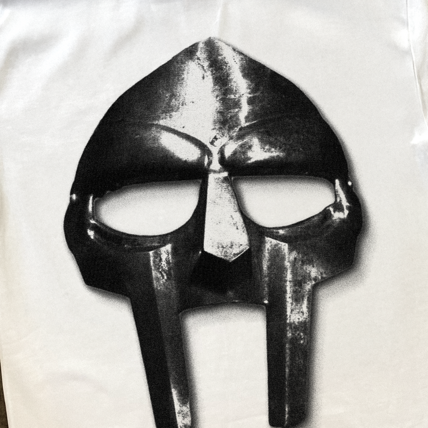Doom Mask' Heavyweight White T-Shirt
