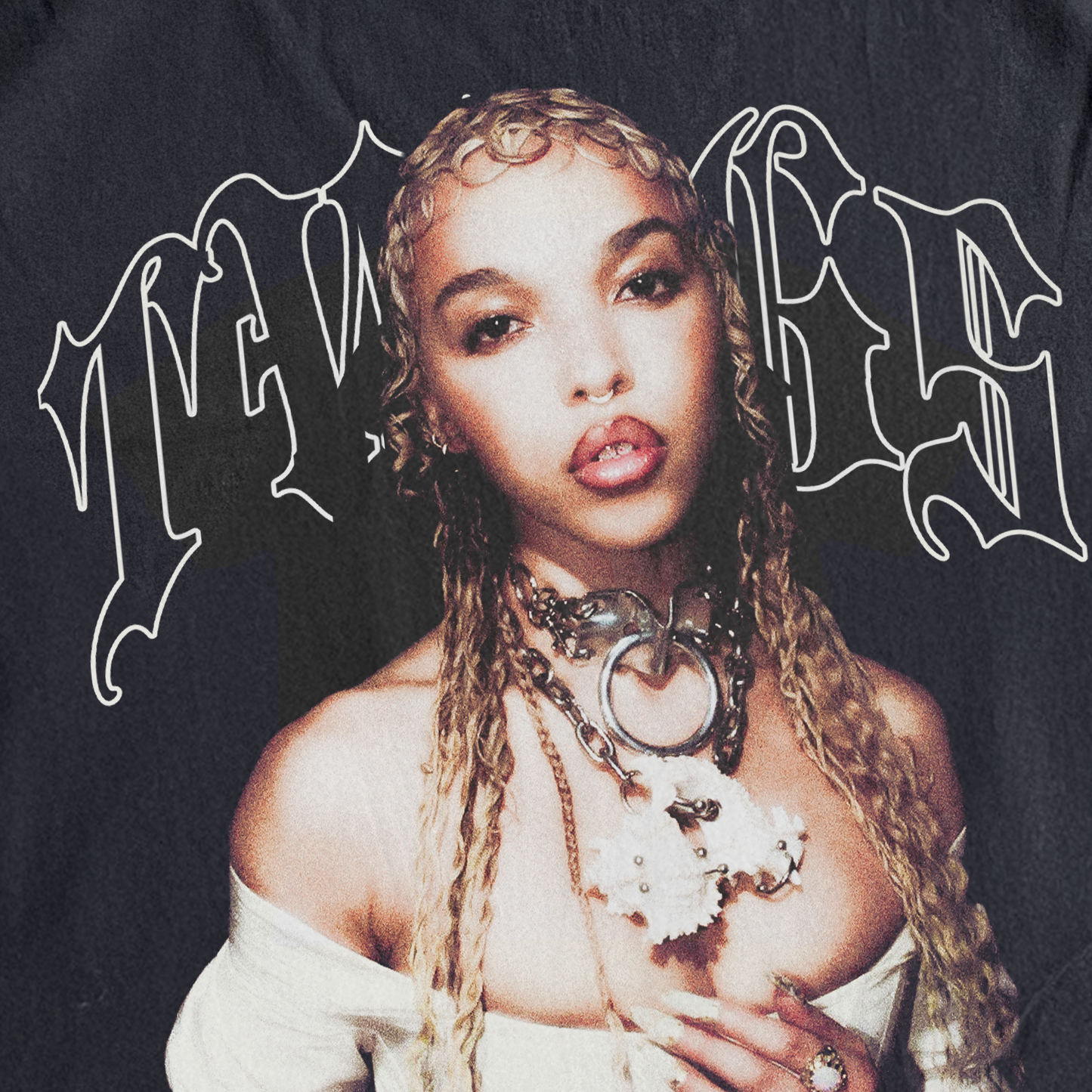 Twigs' Heavyweight Black T-Shirt