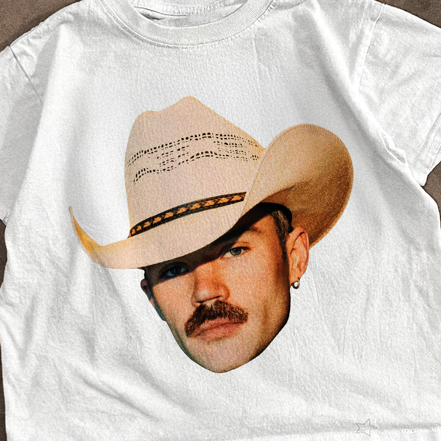 Dom Dolla 'Dust' White Crop Top