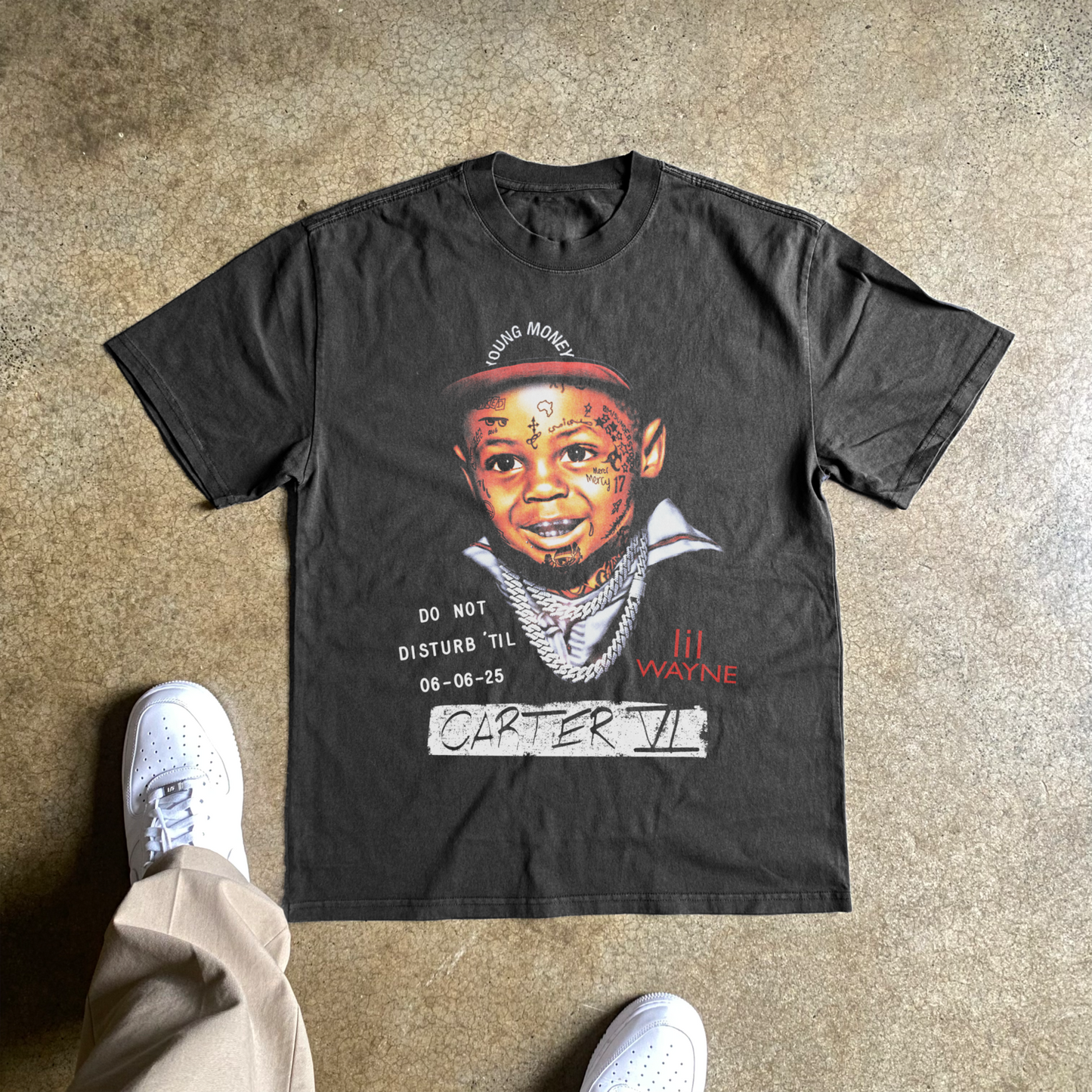 Carter Vi Heavyweight Black Tshirt