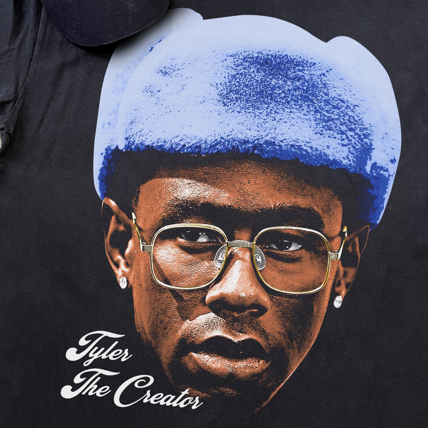 Tyler The Creator Big Head Heavyweight Black T-Shirt