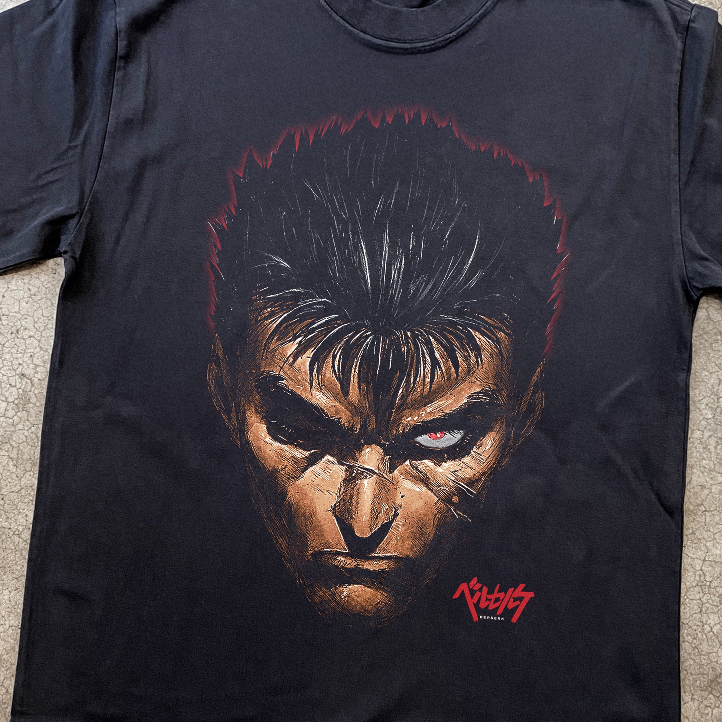 Berserk Guts Heavyweight Black Tee