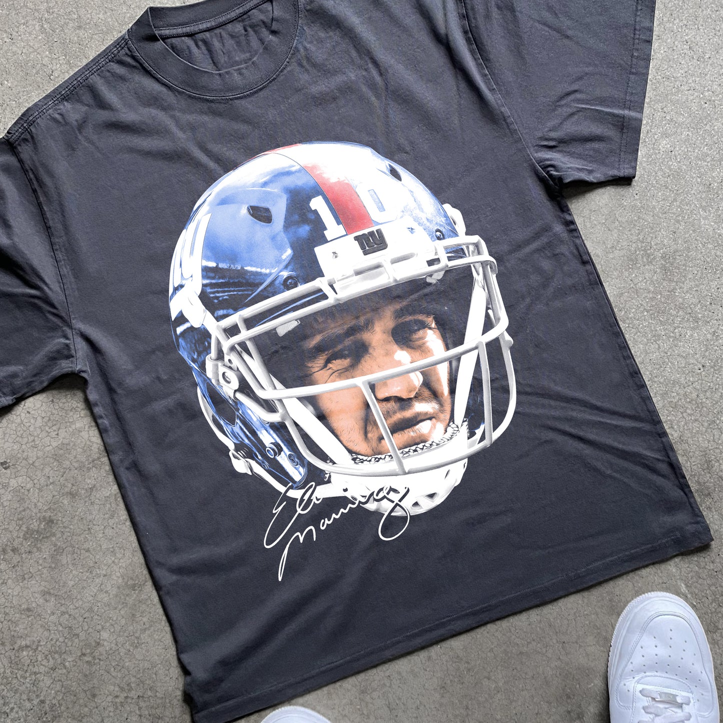 Eli Manning Heavyweight Black T-Shirt