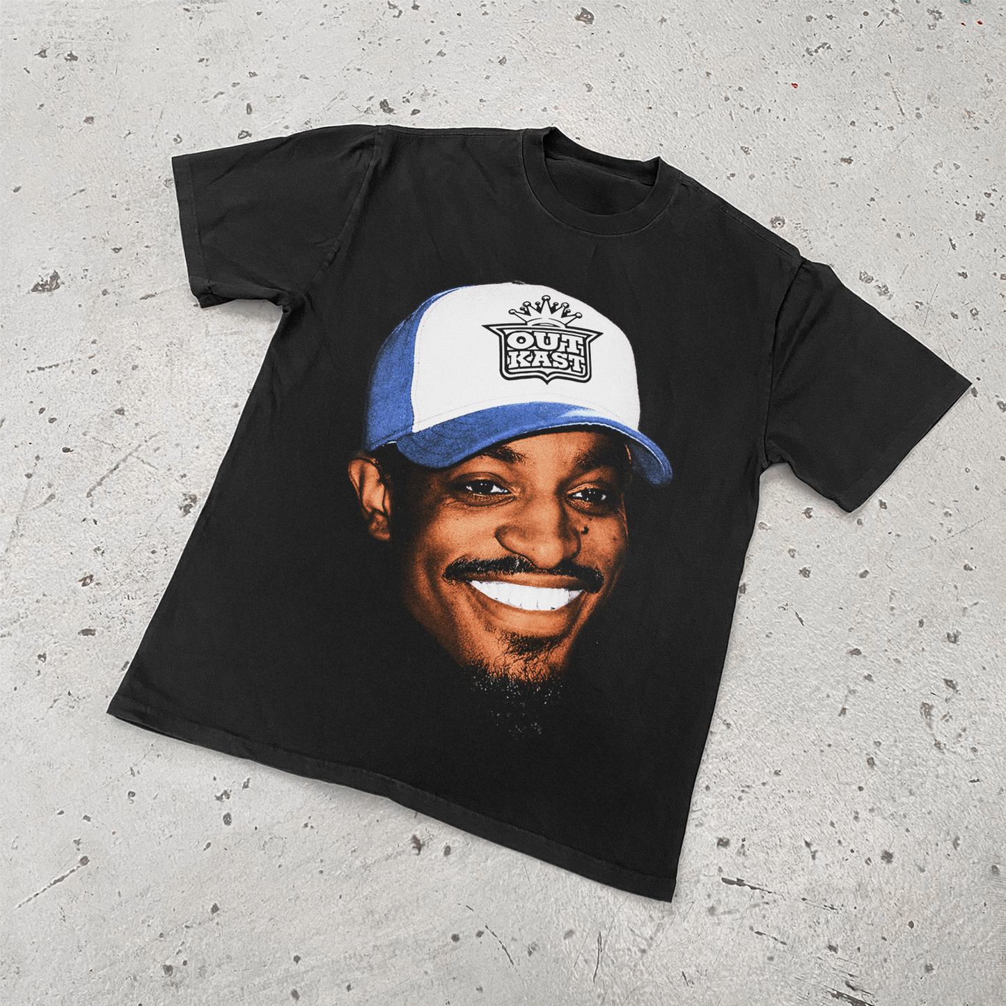 ANDRE 3K 'OUTKAST' HAT HEAVYWEIGHT BLACK TEE
