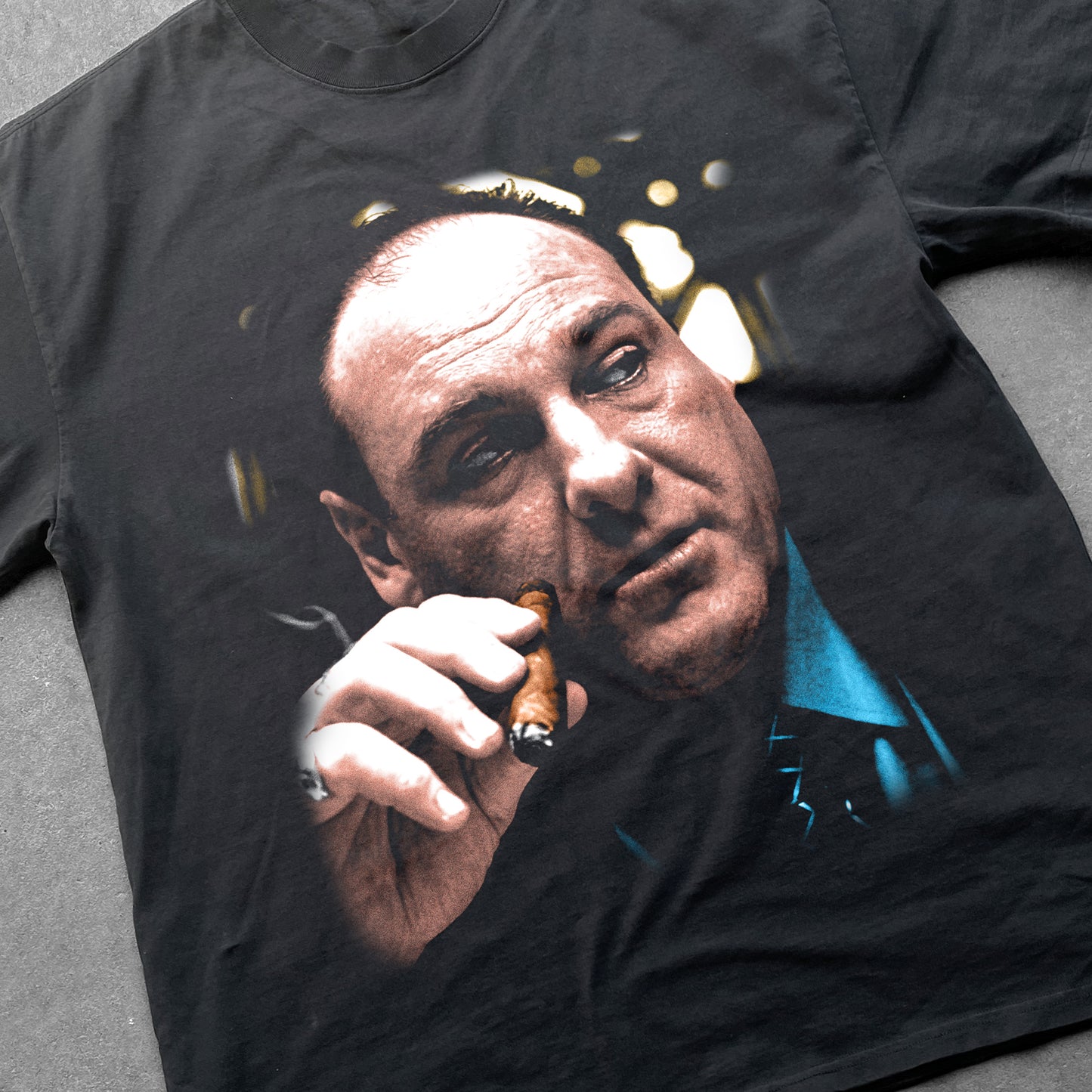 Tony Sopranos Heavyweight Black T-Shirt