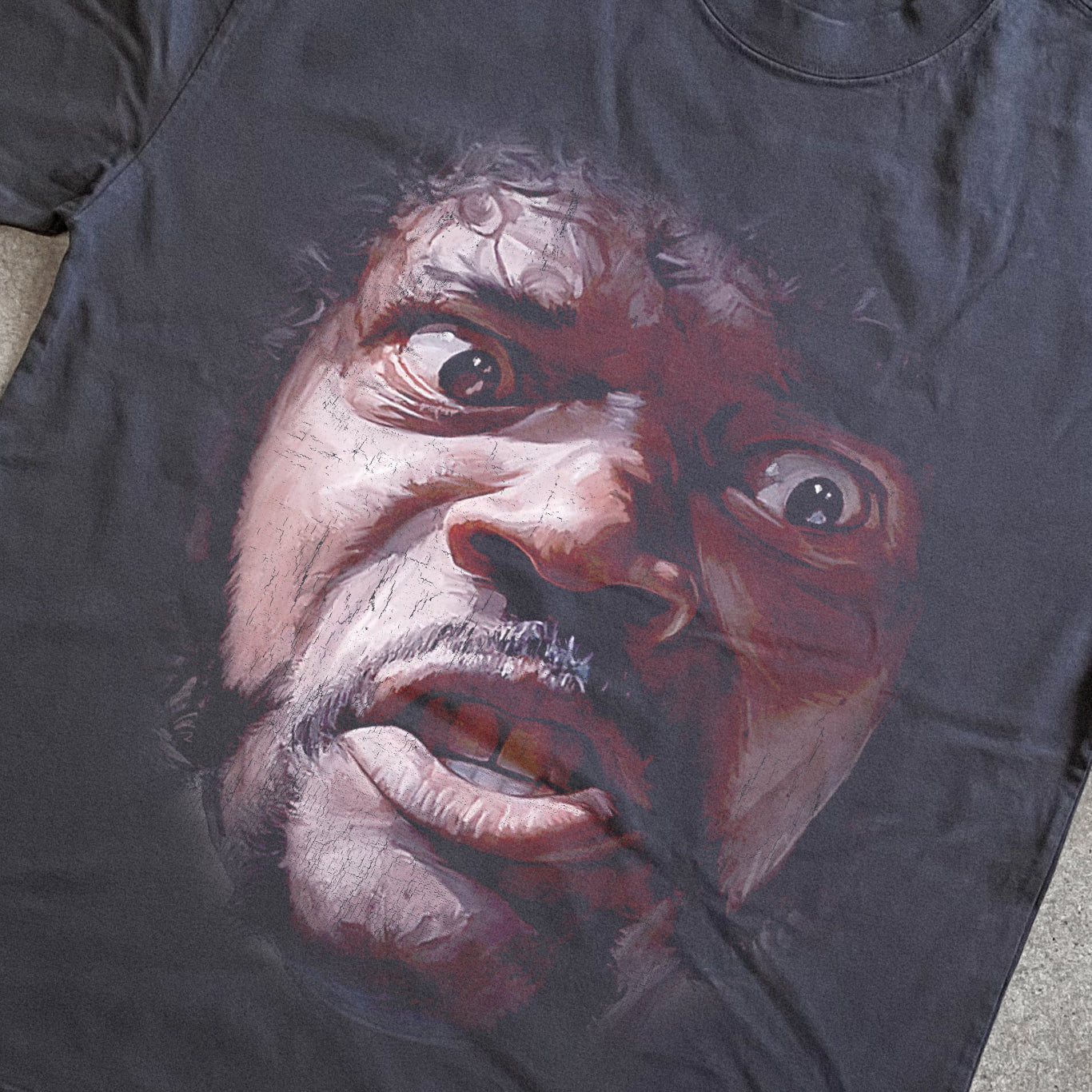 JULES WINNFIELD HEAVYWEIGHT BLACK T-SHIRT