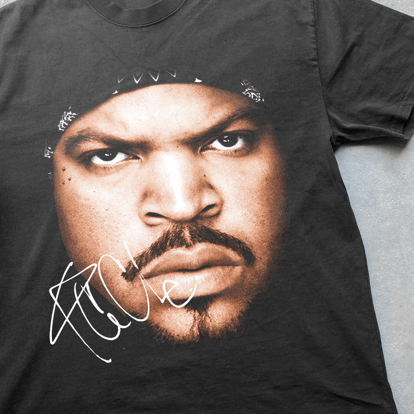'CUBE' HEAVY FADED BLACK TEE