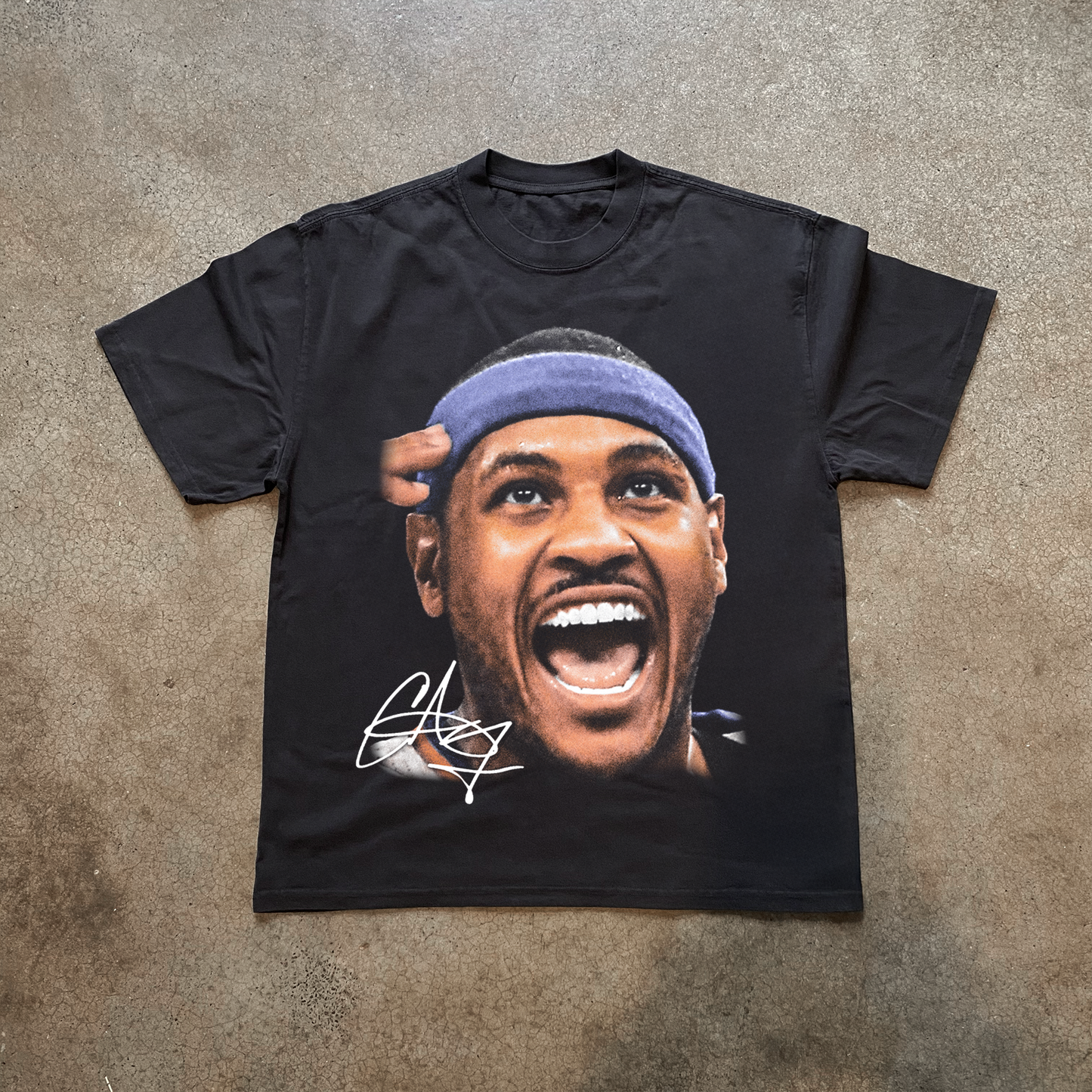 KNICKS MELO '3 TO THE DOME' HEAVY BLACK TEE