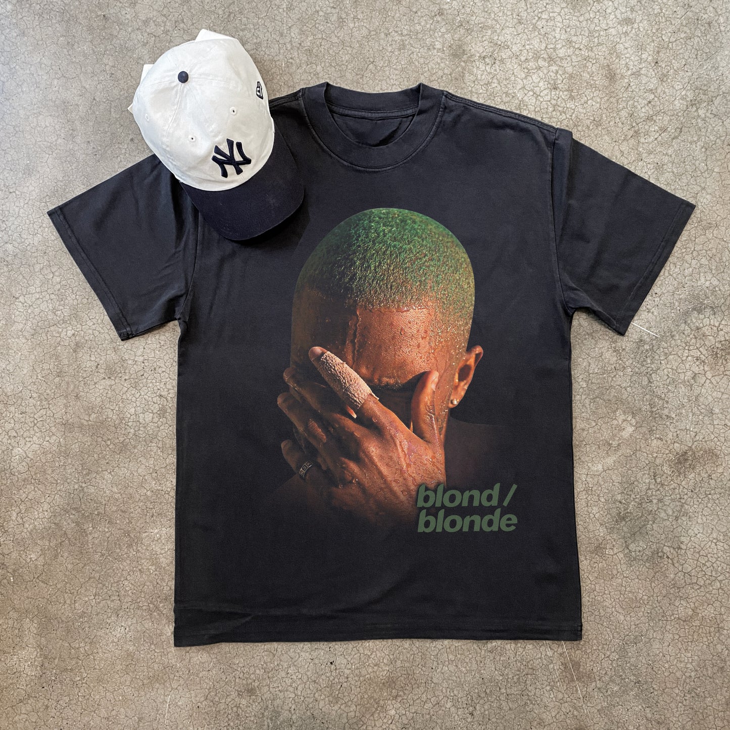 FRANK OCEAN - BLOND/BLONDE HEAVYWEIGHT BLACK T-SHIRT