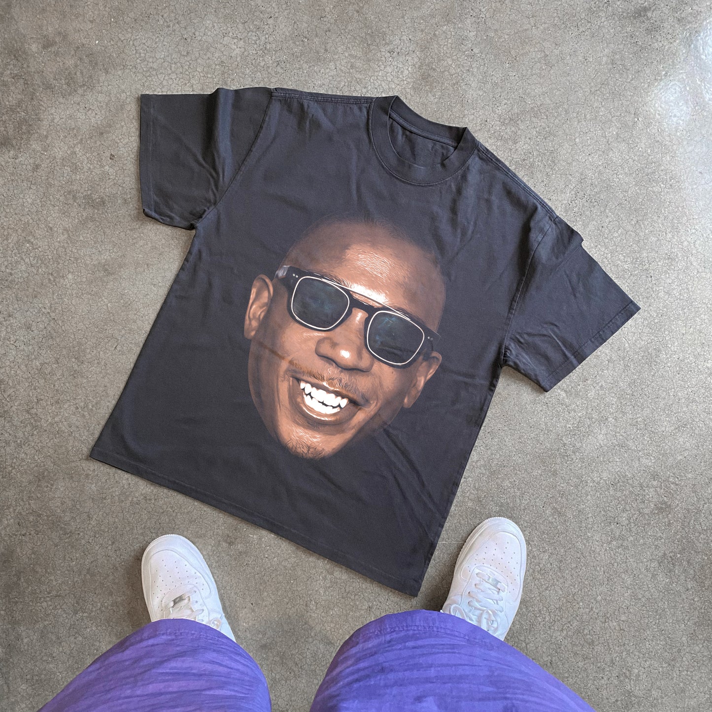 JA RULE - BIG HEAD HEAVYWEIGHT BLACK T-SHIRT