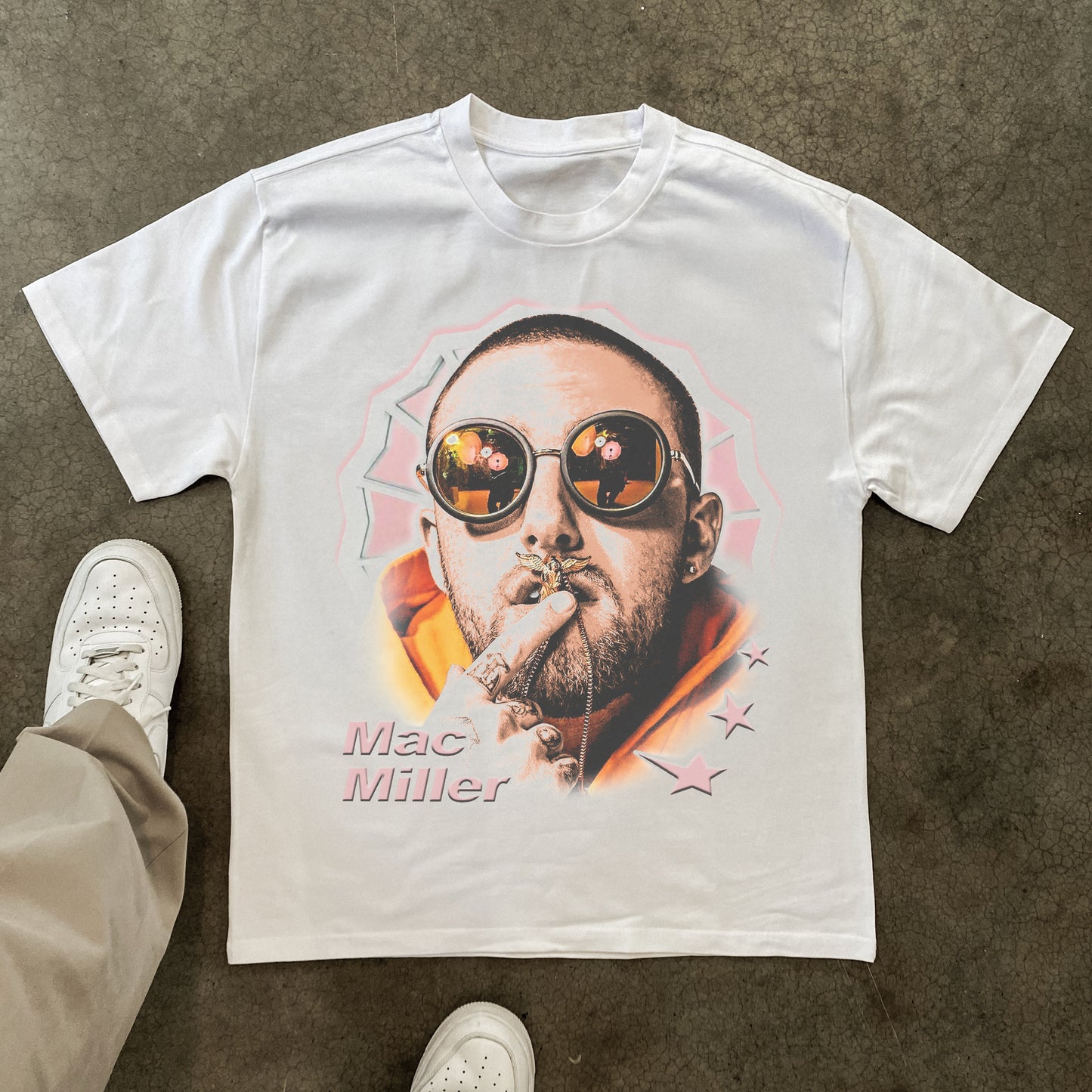 MAC MILLER - THE DEVINE HEAVYWEIGHT WHITE T-SHIRT