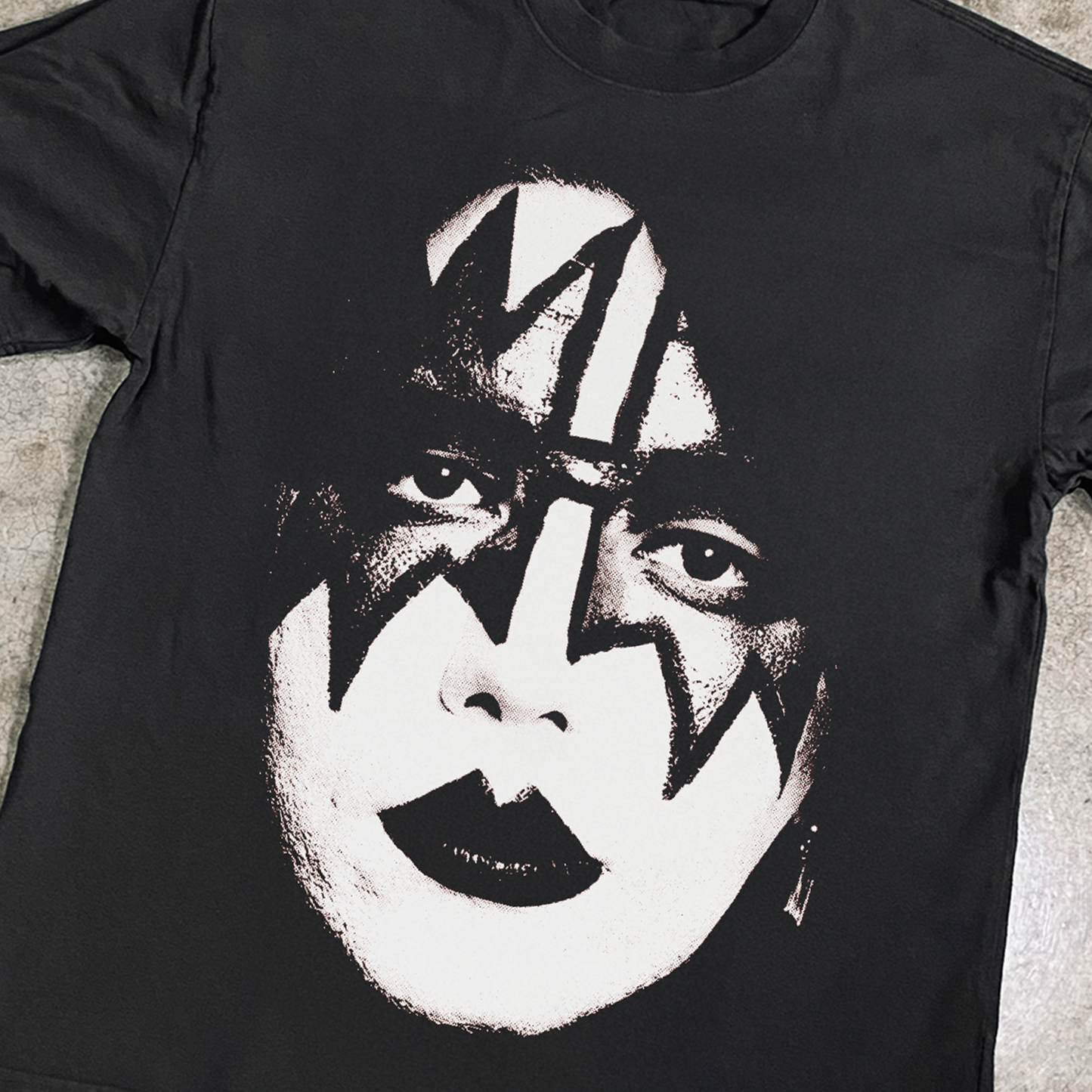 SPACEMAN 'ACE FREHLEY' HEAVYWEIGHT BLACK TEE