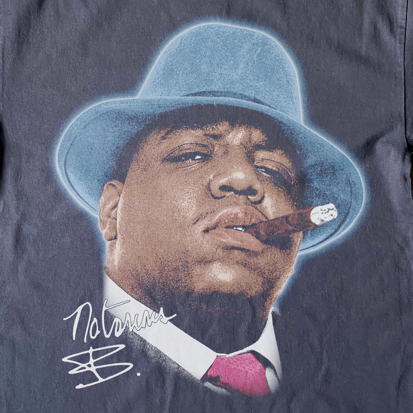 THE NOTORIOUS B.I.G HEAVYWEIGHT BLACK T-SHIRT