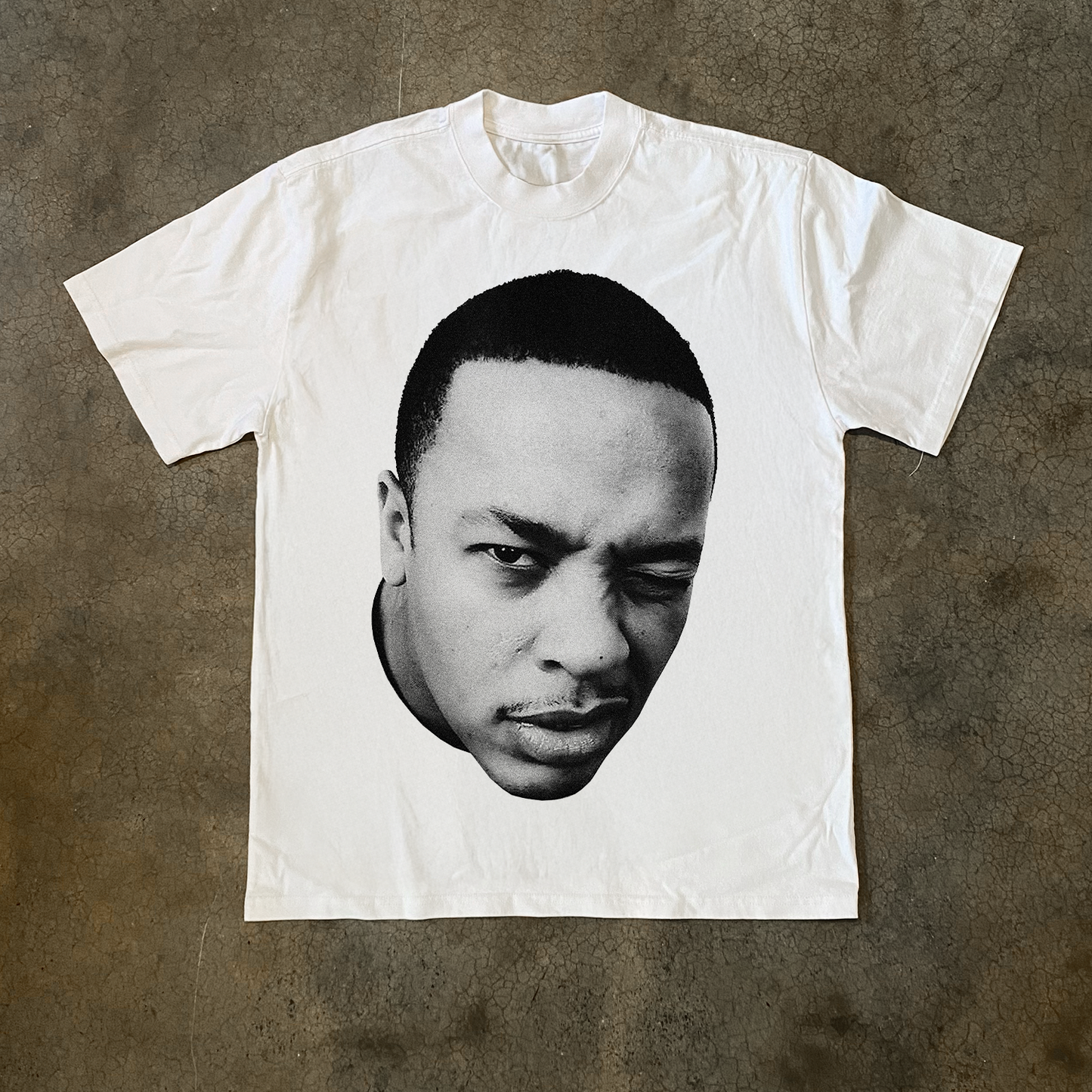 'DRE DAY' HEAVY FADED WHITE TEE