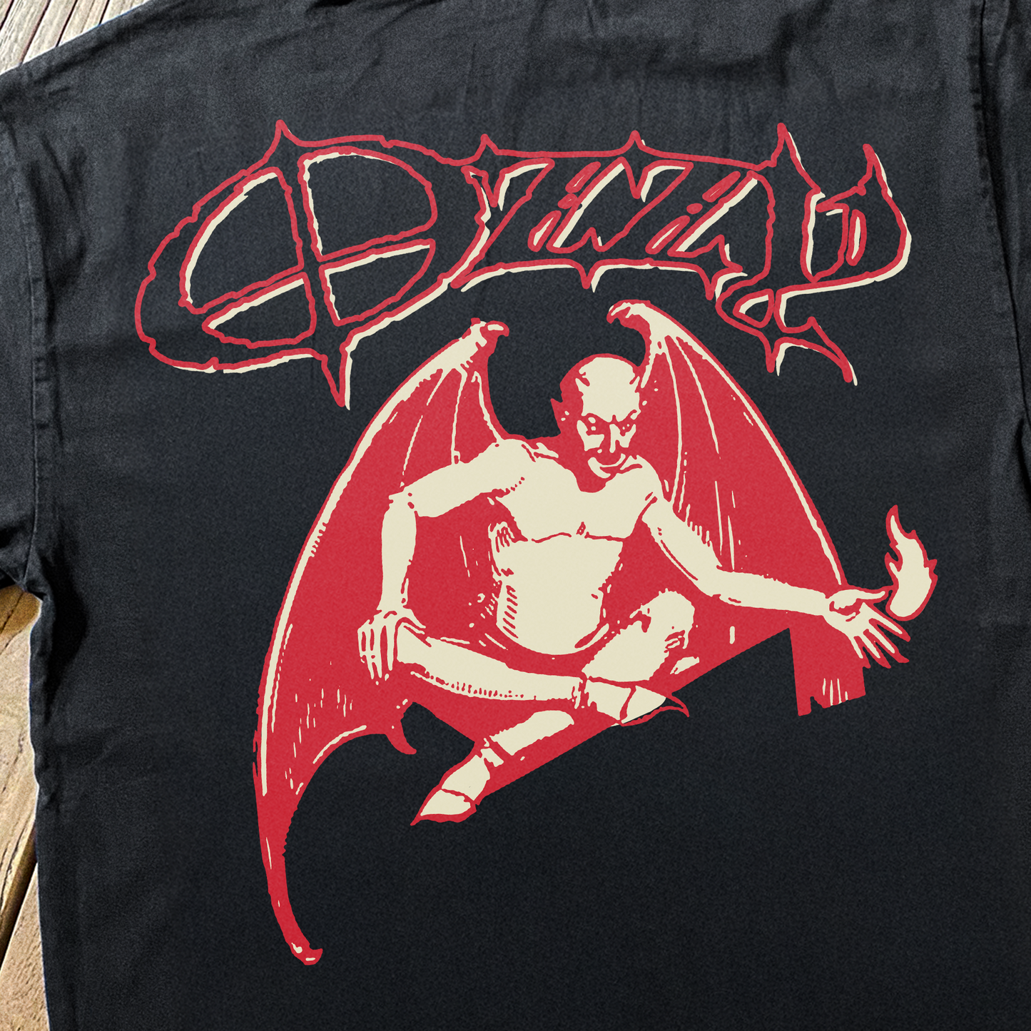 OZZY 'PRINCE OF DARKNESS' HEAVYWEIGHT BLACK TEE