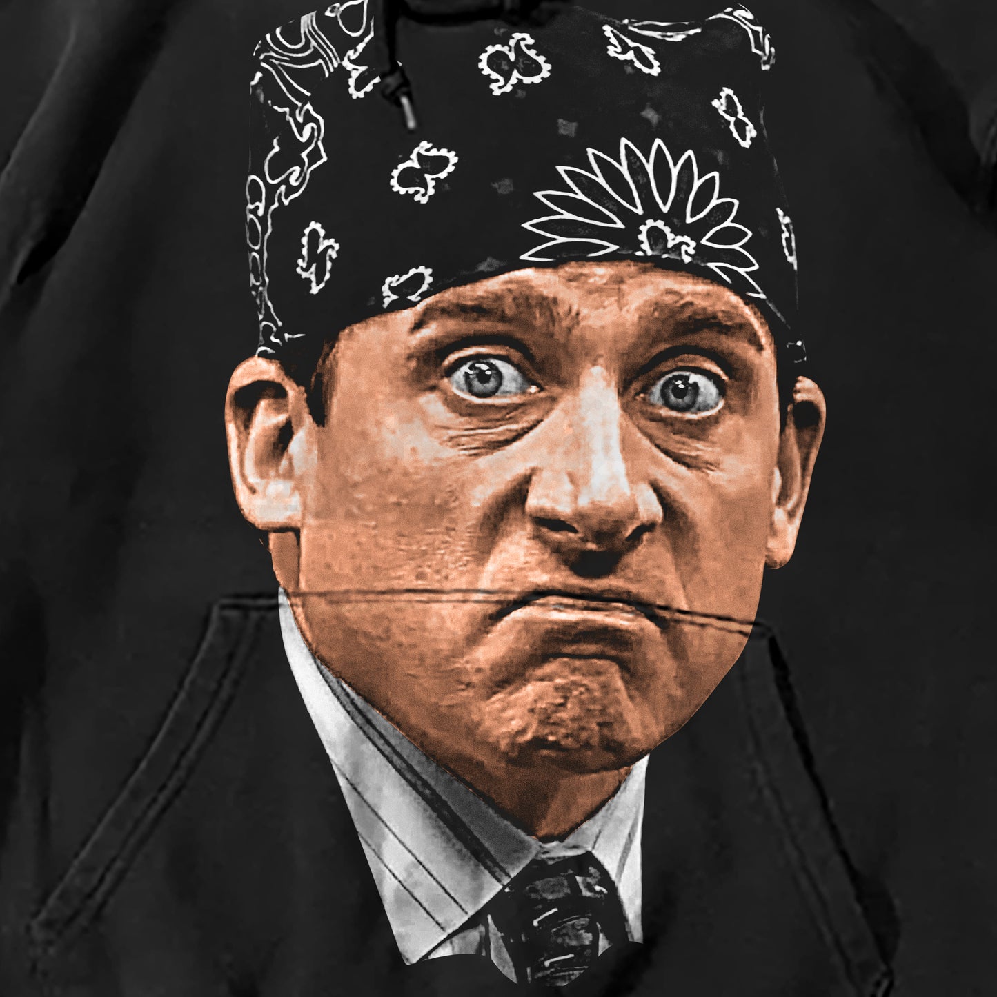 Prison Mike Heavyweight Jumbo Black Hoodie