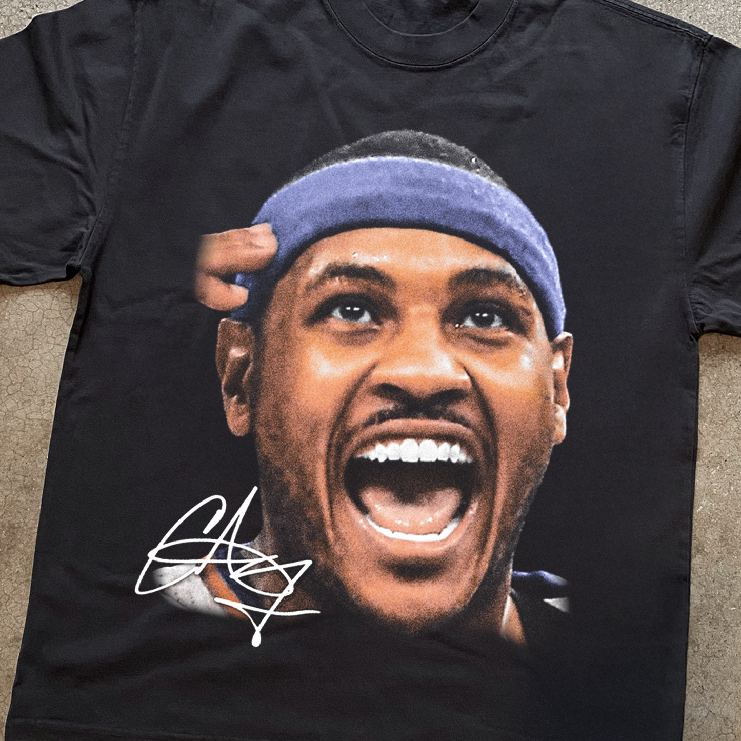 Knicks Melo '3 To The Dome' Heavy Black Tee