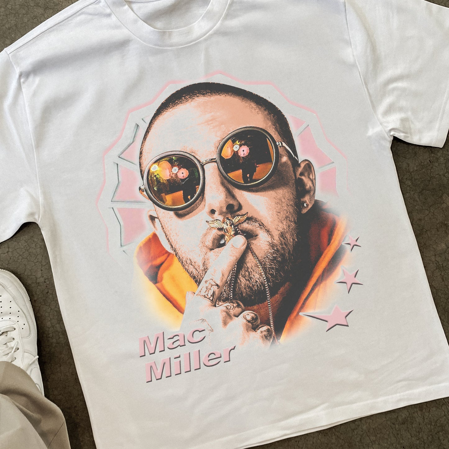 Mac Miller - The Devine Heavyweight White T-Shirt