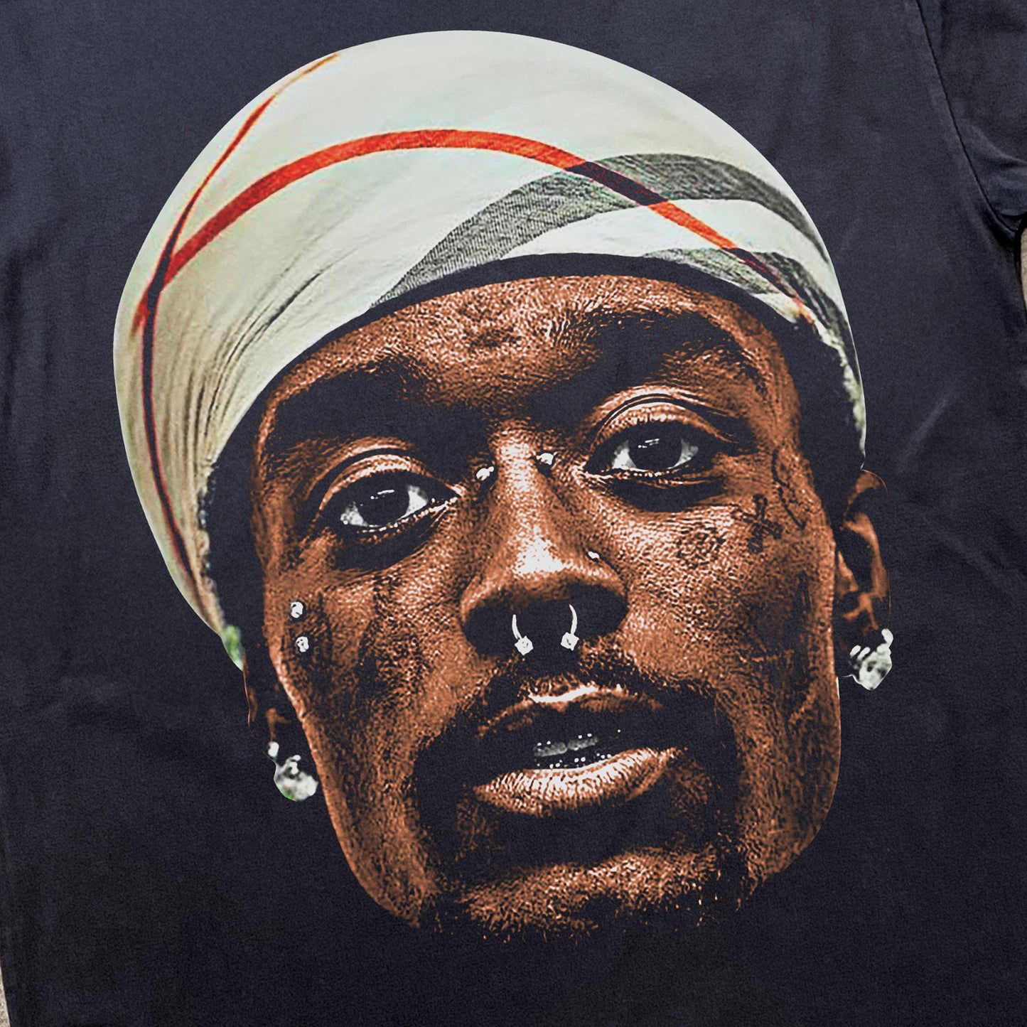 Lil Uzi Vert Big Head Heavyweight Black T-Shirt