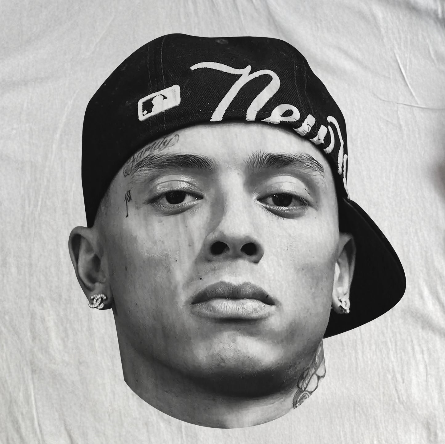 MICMAN - BIG HEAD HEAVYWEIGHT WHITE T-SHIRT