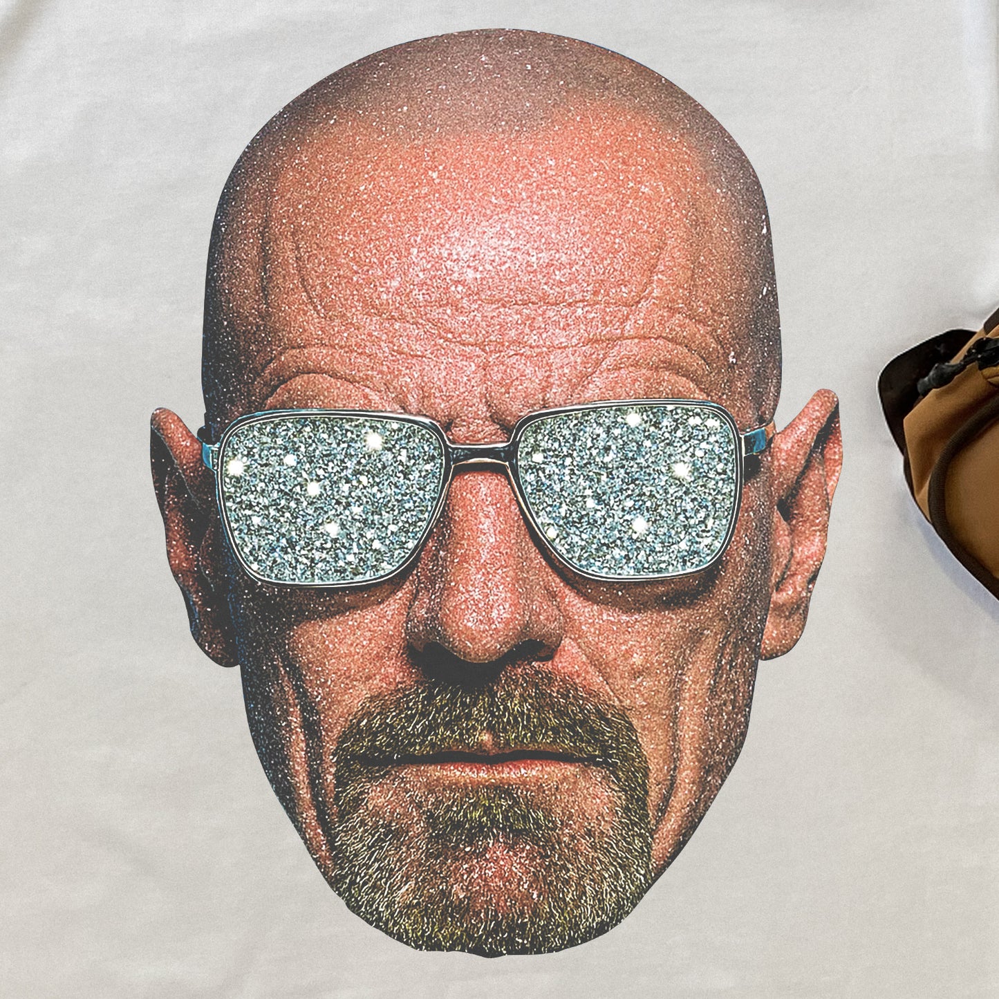 WALTER WHITE 'SPARKLING' HEAVYWEIGHT WHITE T-SHIRT