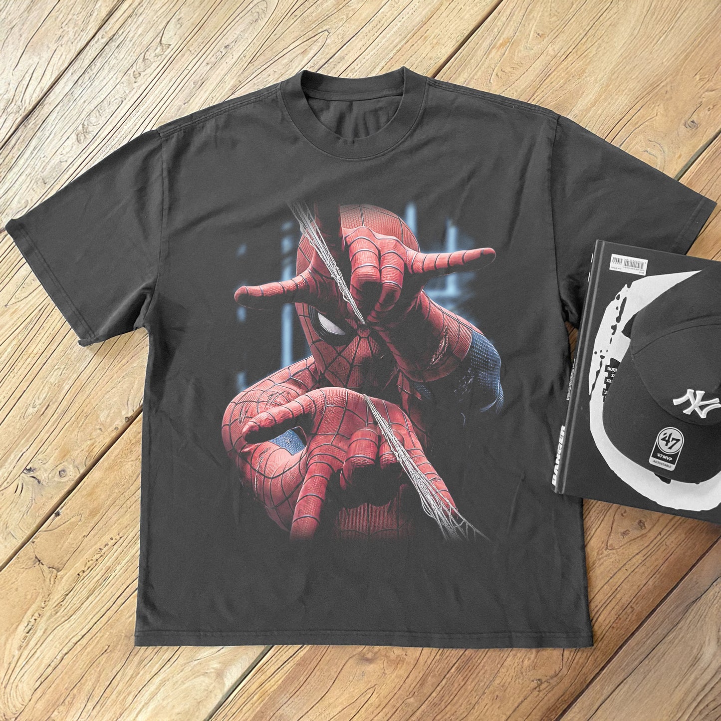 SpiderMan BND 2026 Heavyweight Black T-Shirt