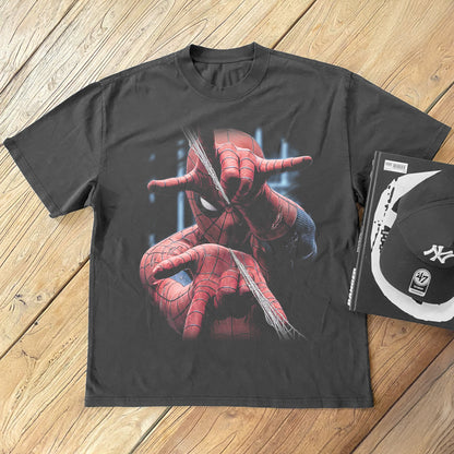SpiderMan BND 2026 Heavyweight Black T-Shirt