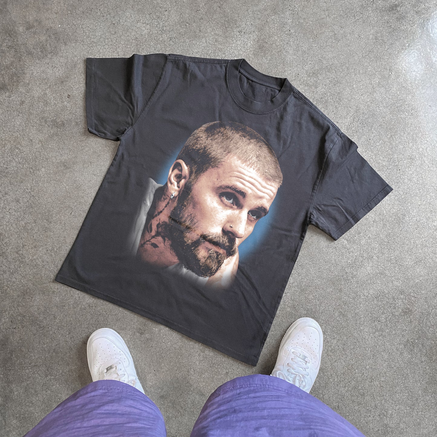 Justin Bieber - Locked In Heavyweight Black T-Shirt