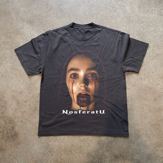 Nosferatu - Ellen Hutter Heavyweight Black T-Shirt