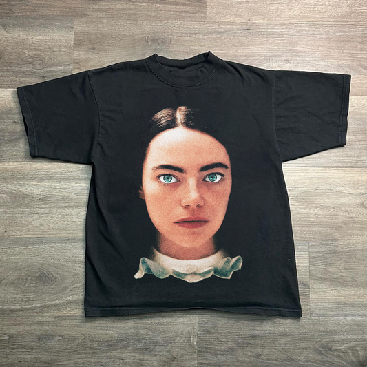 BELLA 'POOR THINGS' HEAVYWEIGHT BLACK TEE