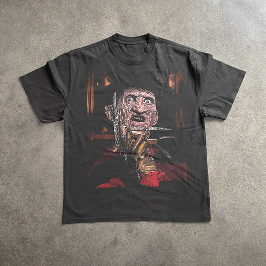 FREDDY KRUEGER V2 HEAVYWEIGHT BLACK T-SHIRT