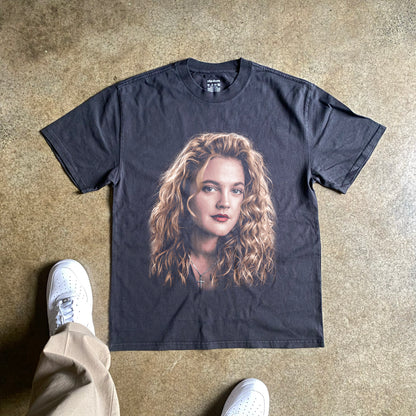 Drew Barrymore Prime Heavyweight Black T-Shirt