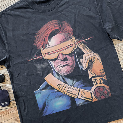 Cyclops Optic Blast Heavyweight Black T-Shirt