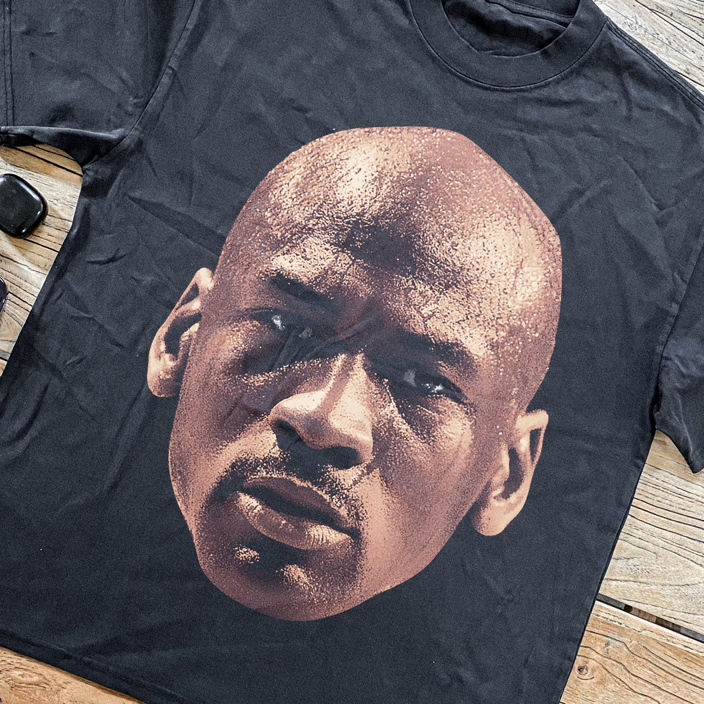 Classic Jordan Big Head Heavyweight Black T-Shirt