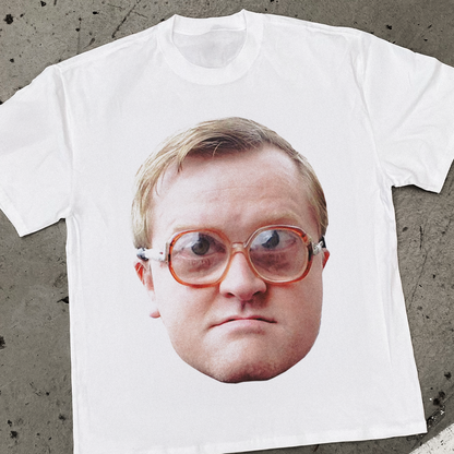 TRAILER PARK 'BUBBLES' HEAVY FADED WHITE TEE