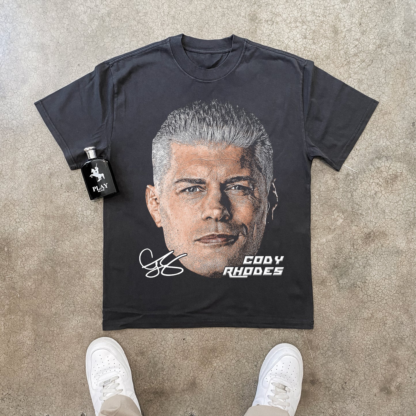 CODY RHODES BLACK HEAVYWEIGHT T-SHIRT