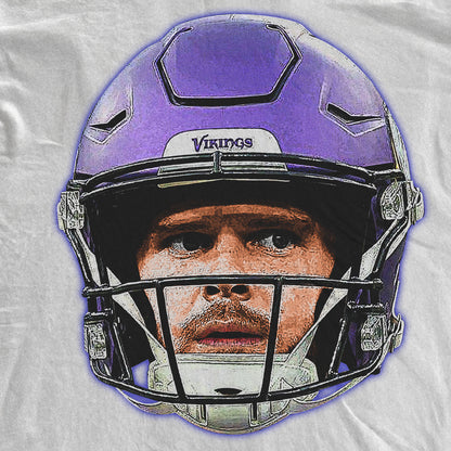 MINNESOTA VIKINGS 'S. DVRNOLD' HEAVYWEIGHT WHITE T-SHIRT