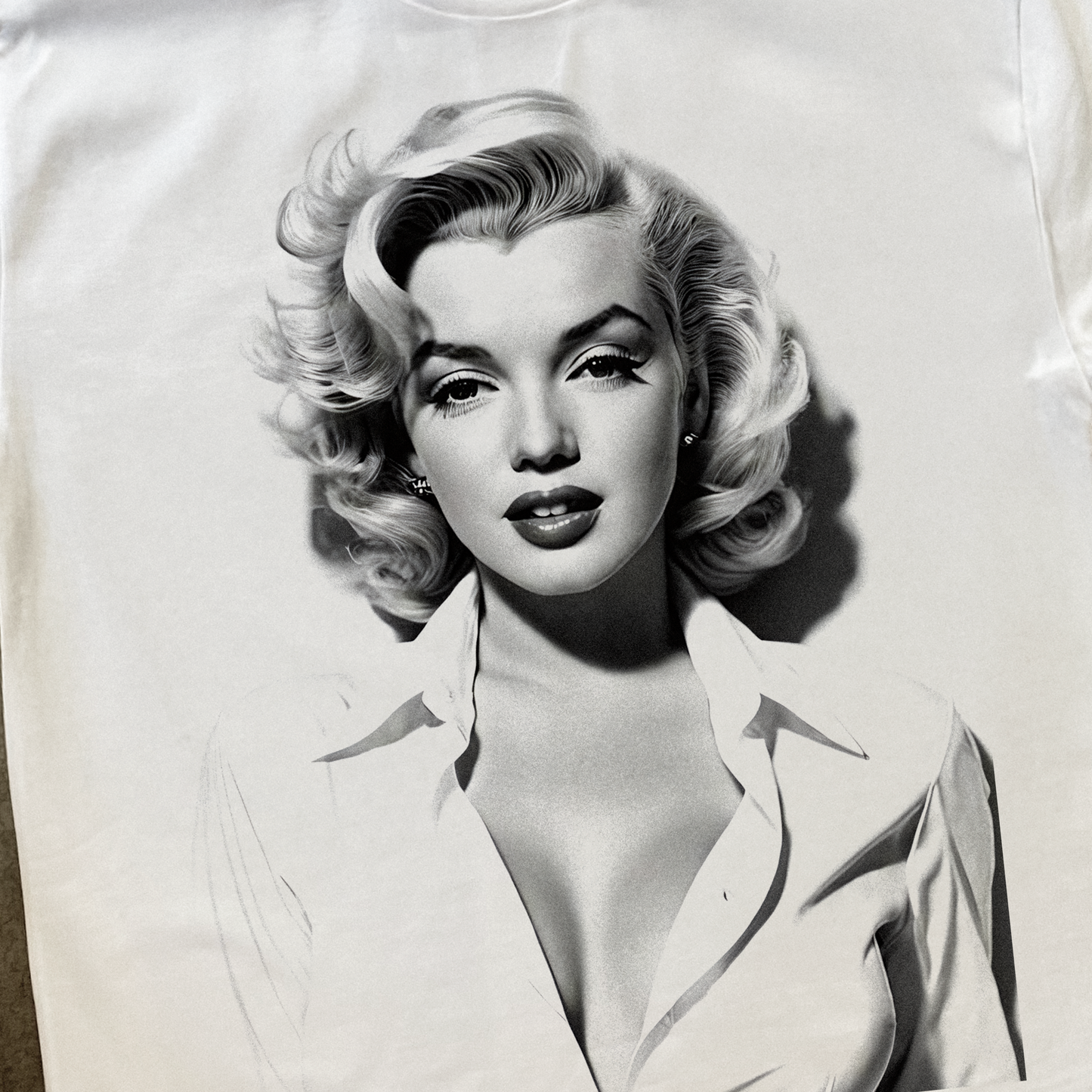 'NORMA JEANE' HEAVYWEIGHT WHITE T-SHIRT