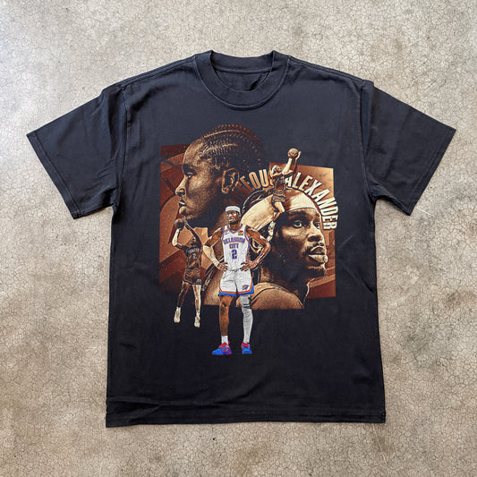 SHAI GILGEOUS ALEXANDER HEAVYWEIGHT BLACK T-SHIRT