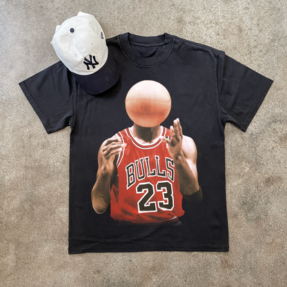 'HIS AIRNESS' HEAVYWEIGHT OFF-BLACK T-SHIRT