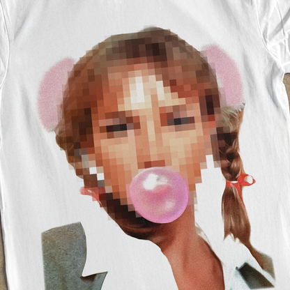 'PIXEL ICON' BRIT HEAVYWEIGHT WHITE T-SHIRT