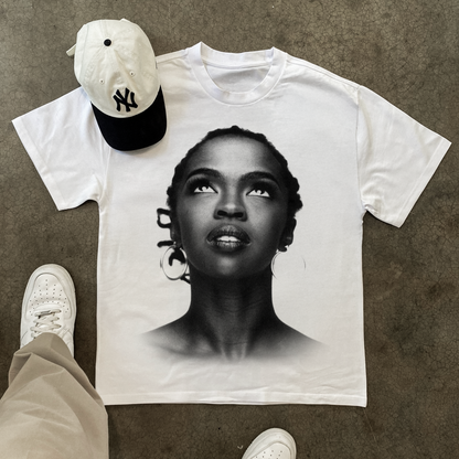 'MISS EDUCATED' HEAVYWEIGHT WHITE T-SHIRT