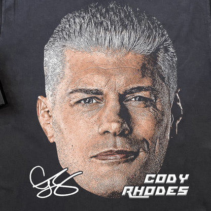 CODY RHODES BLACK HEAVYWEIGHT T-SHIRT