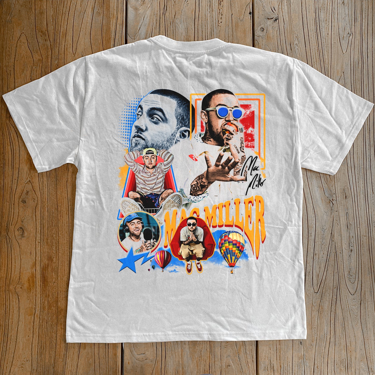 MAC MILLER BALLOONERISM HEAVYWEIGHT WHITE T-SHIRT