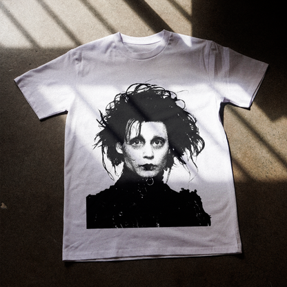 'EDWARD' HEAVYWEIGHT WHITE T-SHIRT